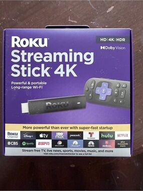 Roku Streaming Stick 4K – Purple Box Art